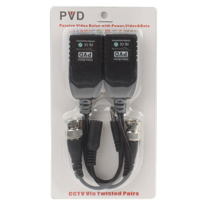 1-CH Passive Power & Video Balun Connector, 1-CH 1-CH Passive Power & Video Balun Connector, 1-CH